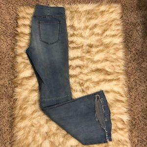 Free People Penny Pull-on Flare Jeans
